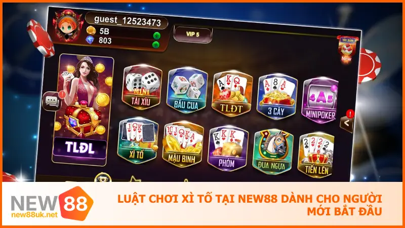 Game Bài Xì Tố New88 Thử Trí Cược Thủ Rinh Thưởng Cực Đã 3 Luật chơi xì tố tại New88 dành cho người mới bắt đầu