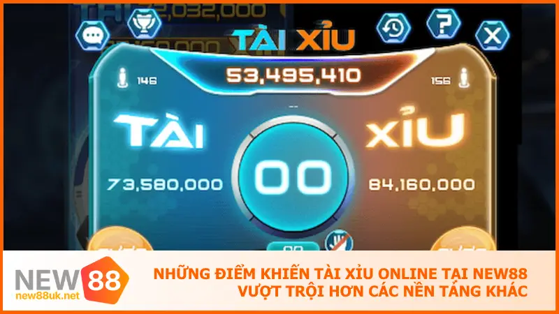 Game Đổi Thưởng Tài Xỉu Online New88 Sôi Động Mỗi Giây 2 Những điểm khiến tài xỉu online tại New88 vượt trội hơn các nền tảng khác