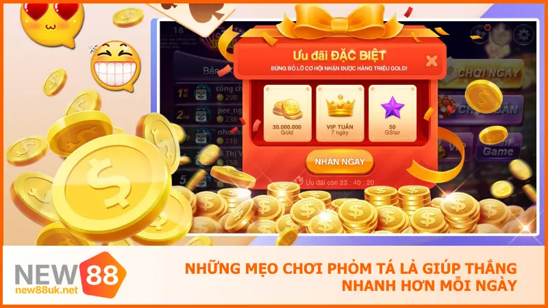 Phỏm Tá Lả Tại New88 - Đấu Trí Cực Đỉnh, Ăn Tiền Cực Nhanh 5 Những mẹo chơi phỏm tá lả giúp thắng nhanh hơn mỗi ngày
