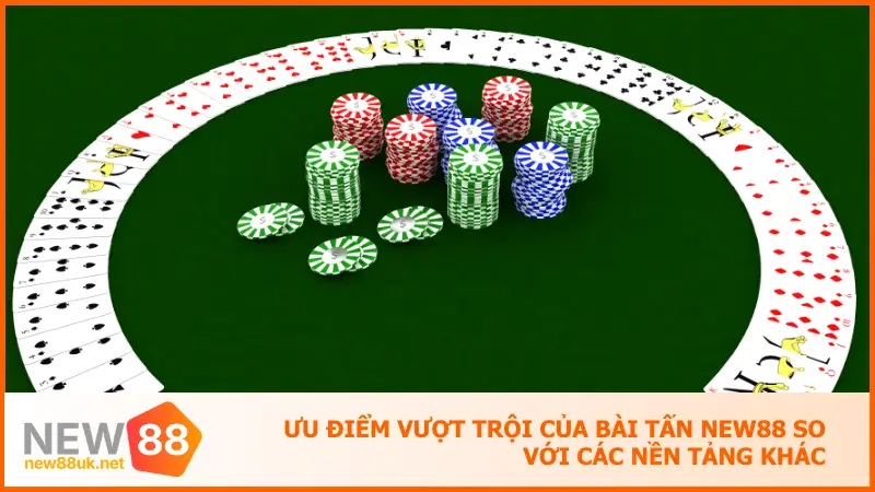 Tựa Game Bài Tấn Tại New88 Mở Màn Vận May Mỗi Ngày 2 Ưu điểm vượt trội của bài tấn New88 so với các nền tảng khác