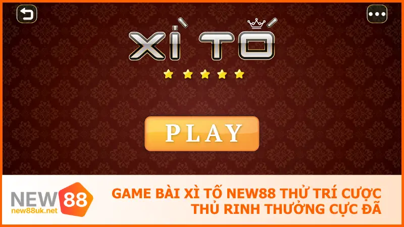 Game Bài Xì Tố New88 Thử Trí Cược Thủ Rinh Thưởng Cực Đã